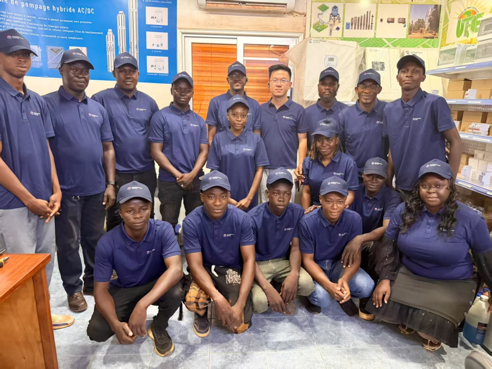 Together in the showroom: the people behind E-Able Power’s local presence.