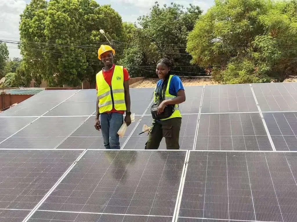 Site inspection by the rooftop solar team