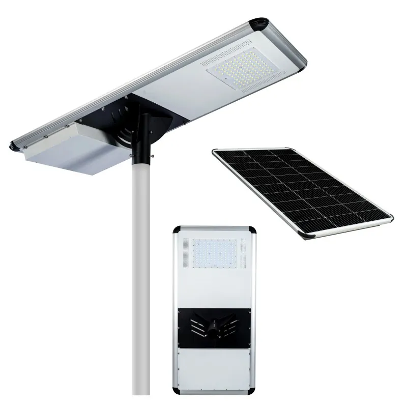 AeroLume LKA all-in-one solar street light pole-mounted application