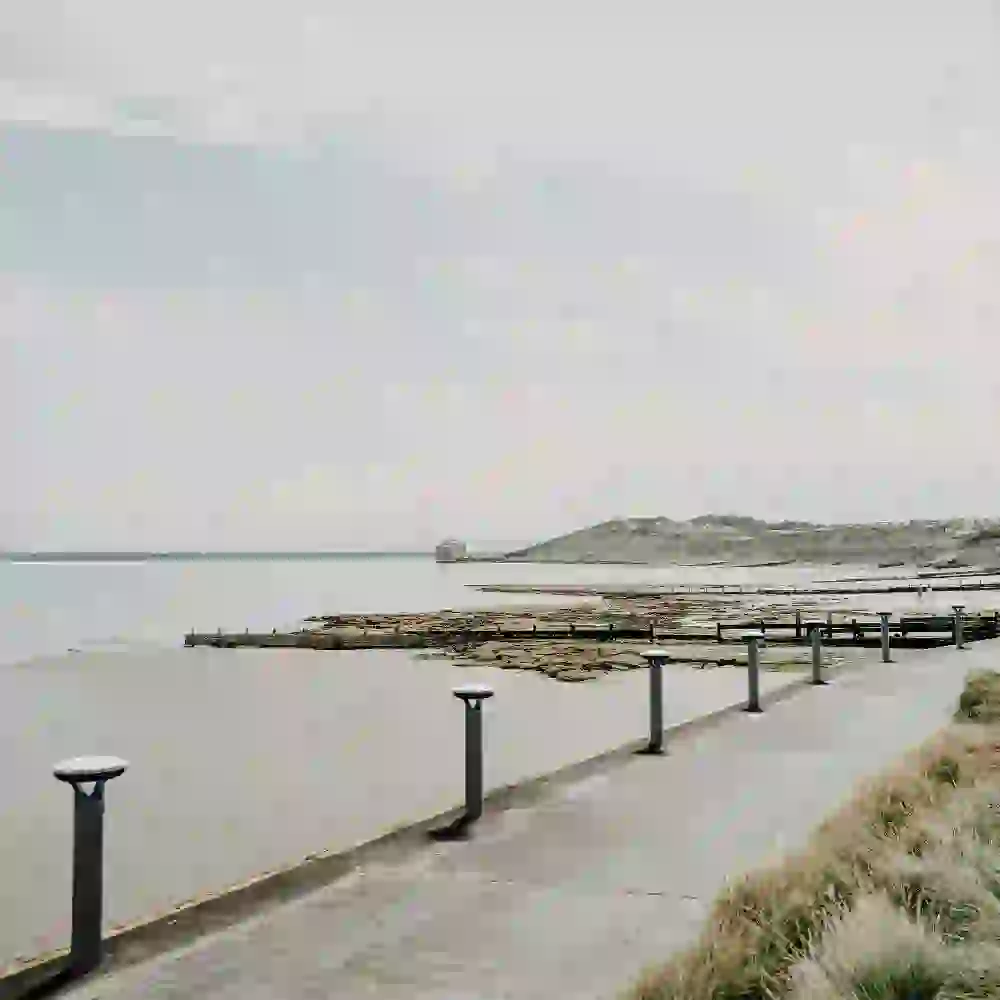 Coastal boardwalk lighting