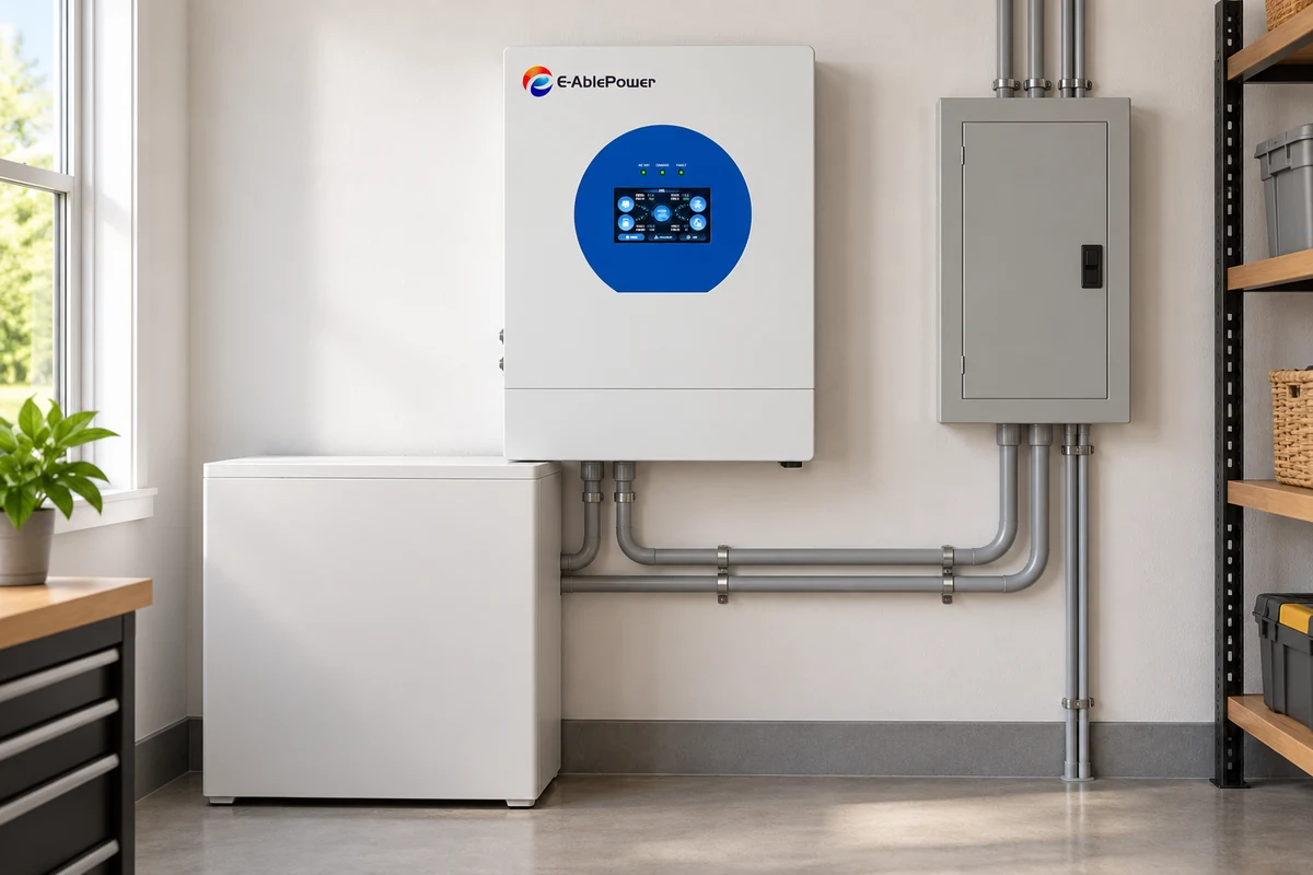 SDPO 8kW Split-Phase Hybrid Inverter - installation