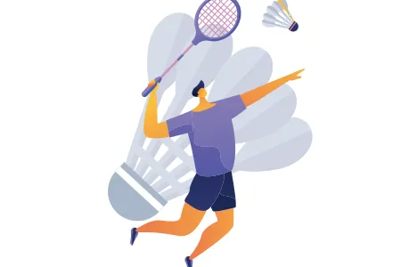 SKYWING SF06 Badminton Court application illustration