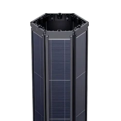 Hexagon SolarWrap GeoFlex foldable vertical solar module