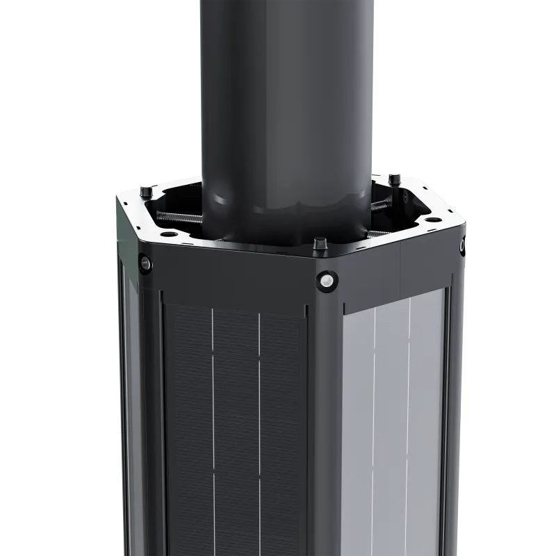 SolarWrap Hexagon CN with light pole
