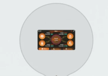 Split phase hybrid inverter LCD and control panel