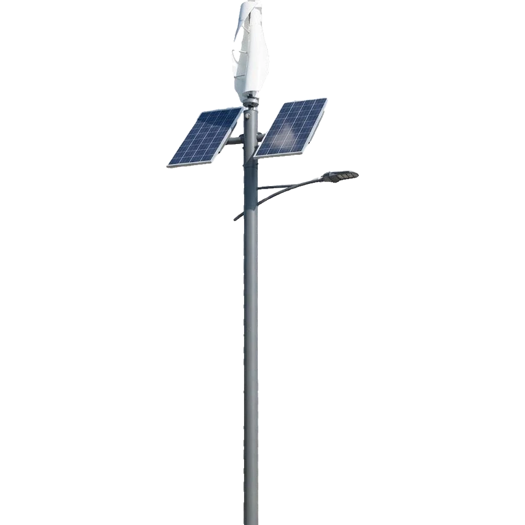 Vertical Wind & Solar Hybrid LED Street Light