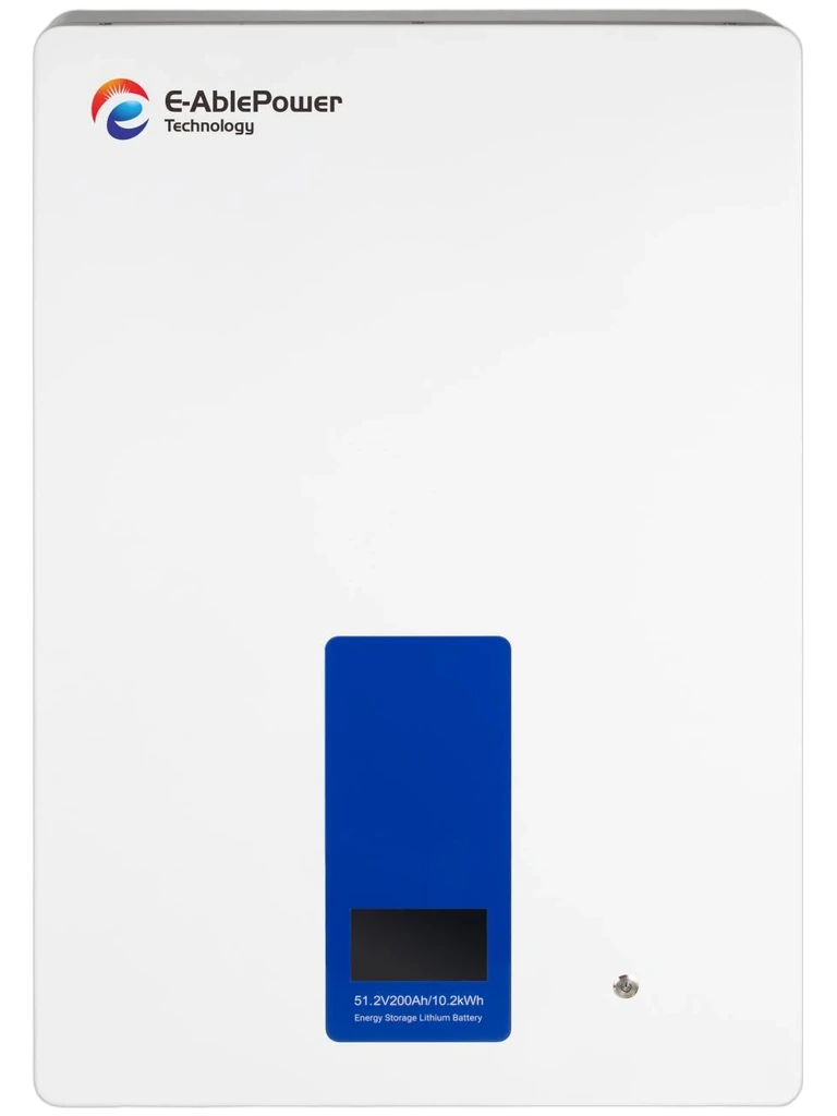 Wall mounted 51.2V 200Ah lithium energy storage battery