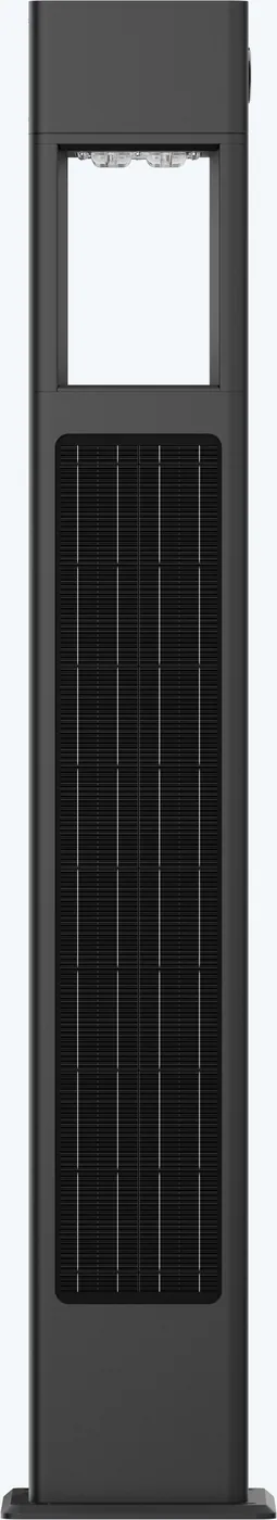 WOODPECKER CUBE-180 Architectural Solar Pathway Light - Side view