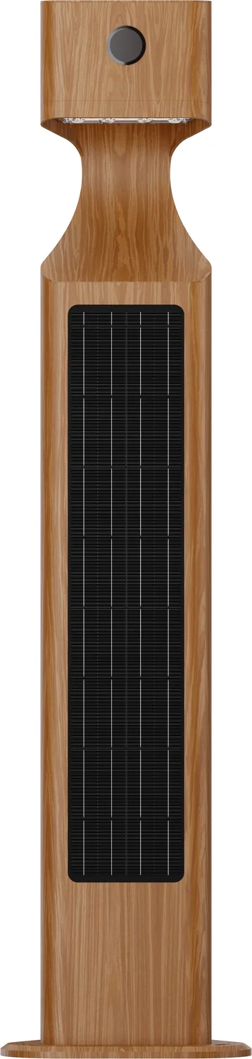 WOODPECKER TRI-180 Sculptural Solar Pathway Light