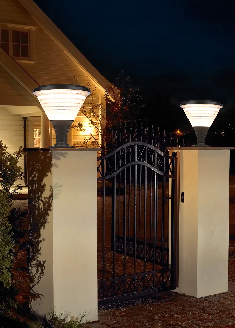 ZTD-001 Hourglass Solar Pillar Light