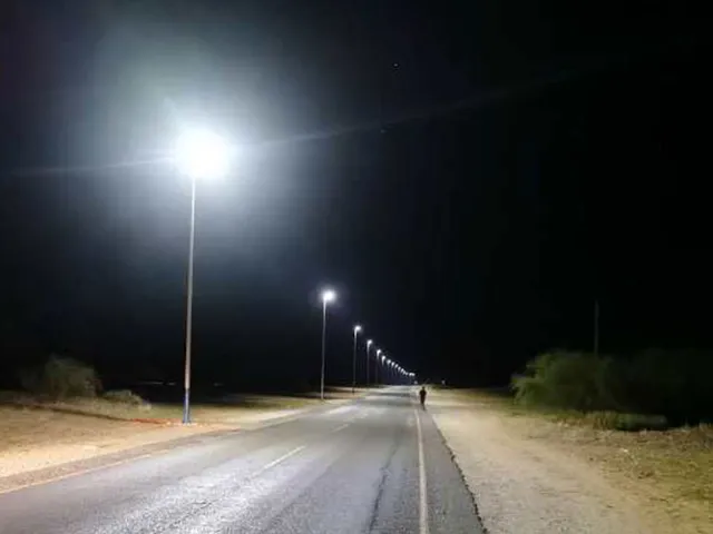 50W solar power street light in Thailand